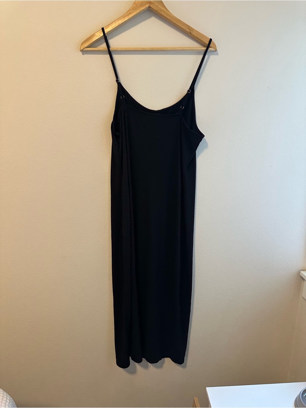 MUDD Black Button-Front Slip Dress Women's large - Picture 2 of 4